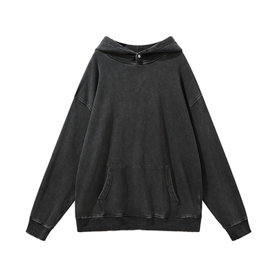 Double Needle Stitching Long Sleeve Sweatshirts French Terry Sweatshirt