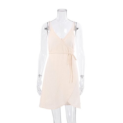 Summer Suspender Nighttime Wrapped Sexy Double Layer Gauze Pajamas Ladies' Home Service