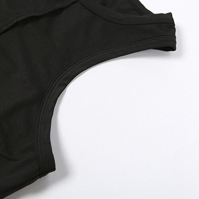 European and American style women's clothing round neck  polyester sleeveless