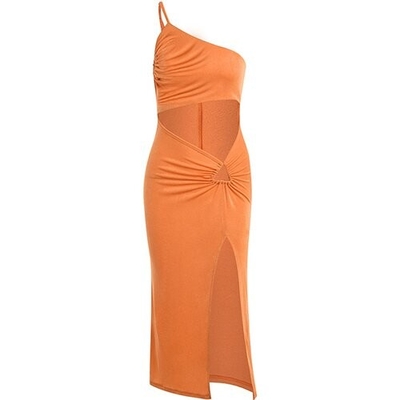 OEM Holiday style shoulder hollow polyester sleeveless  women's sexy skirt fashion hot girl slim skirt