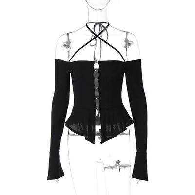 OEM Women'S Clothing Polyester Cotton Custom Apparel Long Sleeve Sexy Skirts