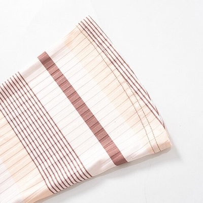 OEM Cross Border Women'S Polyester Striped Stamps Sexy Back Repair Thin Dress