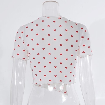 OEM European and American women's clothing 2022 spring and summer INS Internet celebrity new button exposed navel short