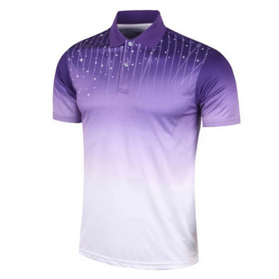 XS To XXXXL Logo Golf Polo Shirts Ping Pong Badminton Sports Team Uniform