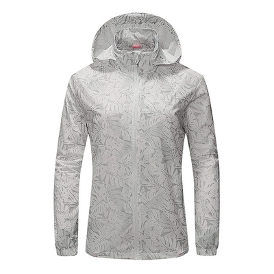 Oem Sports Style Lightweight Tracking Printed Outwear Hooded Windbreaker Jackets