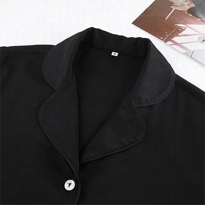 Autumn Long Sleeved Ostrich Hair Pajamas Cotton Silk Trousers Suits Outside Wearing