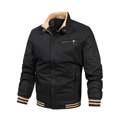 Fashion Custom Windbreaker Fabric Jacket  Autumn Ultra Cotton Jacket For Men