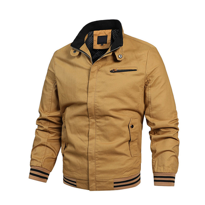 Fashion Custom Windbreaker Fabric Jacket  Autumn Ultra Cotton Jacket For Men