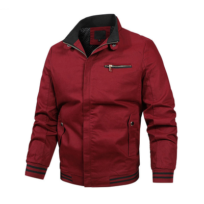 Fashion Custom Windbreaker Fabric Jacket  Autumn Ultra Cotton Jacket For Men