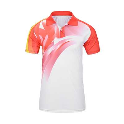 Custom Heat Transfer Printing Men'S Polo Shirt 200gsm Sports Short Sleeve Tees