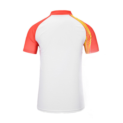 Custom Heat Transfer Printing Men'S Polo Shirt 200gsm Sports Short Sleeve Tees